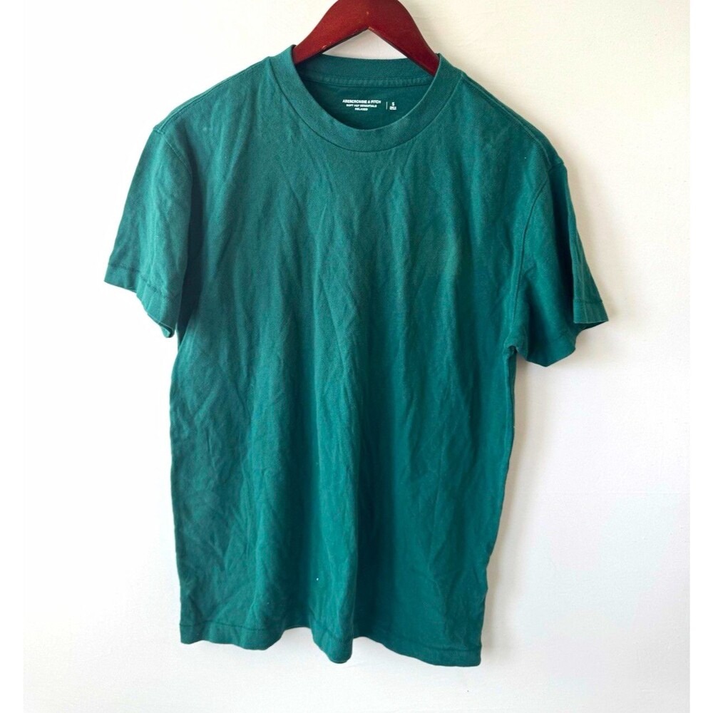 Abercrombie & Fitch Soft A&F Essentials Relaxed Green T-Shirt Men’s S